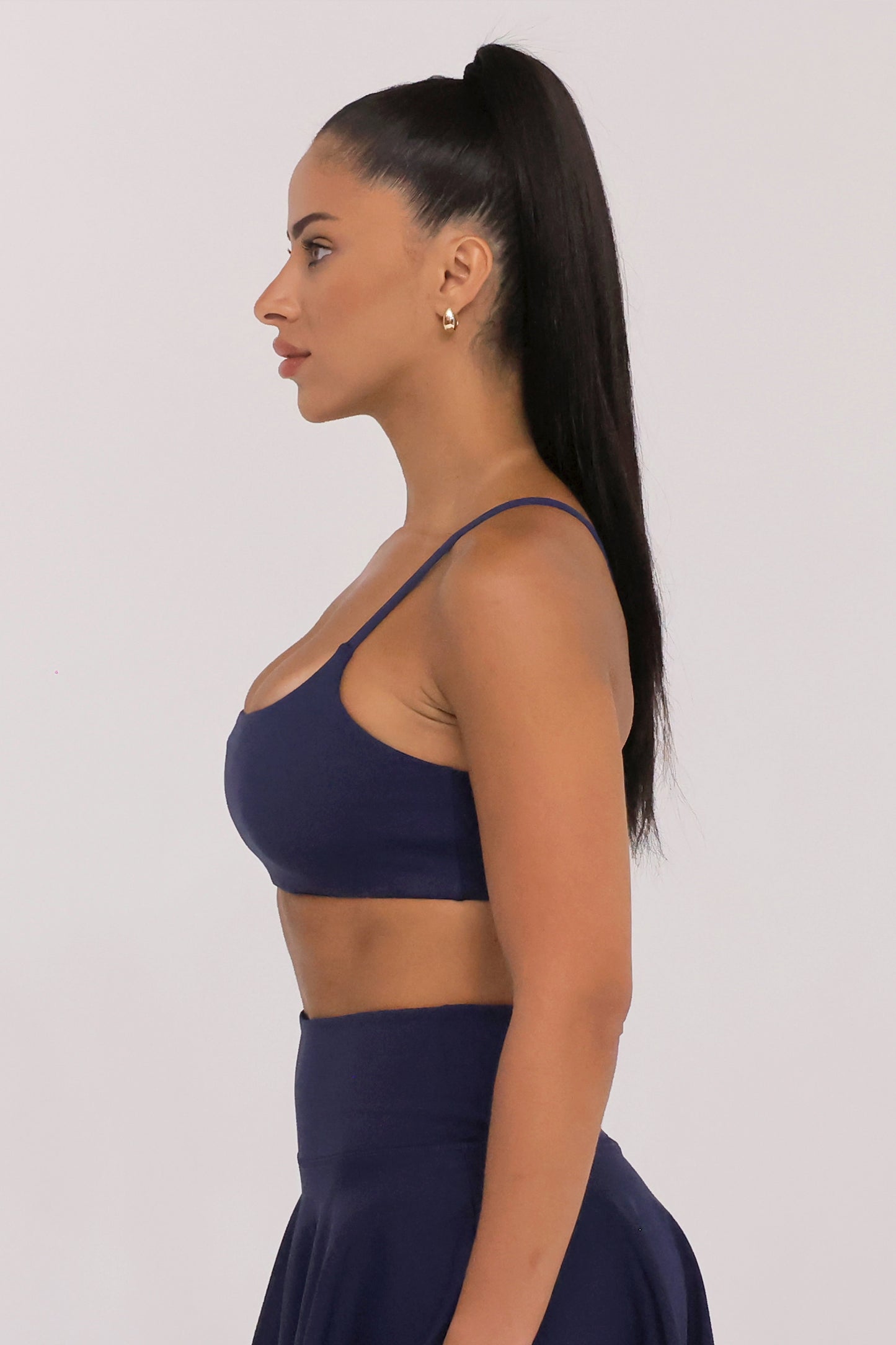 Stride Crop-Midnight