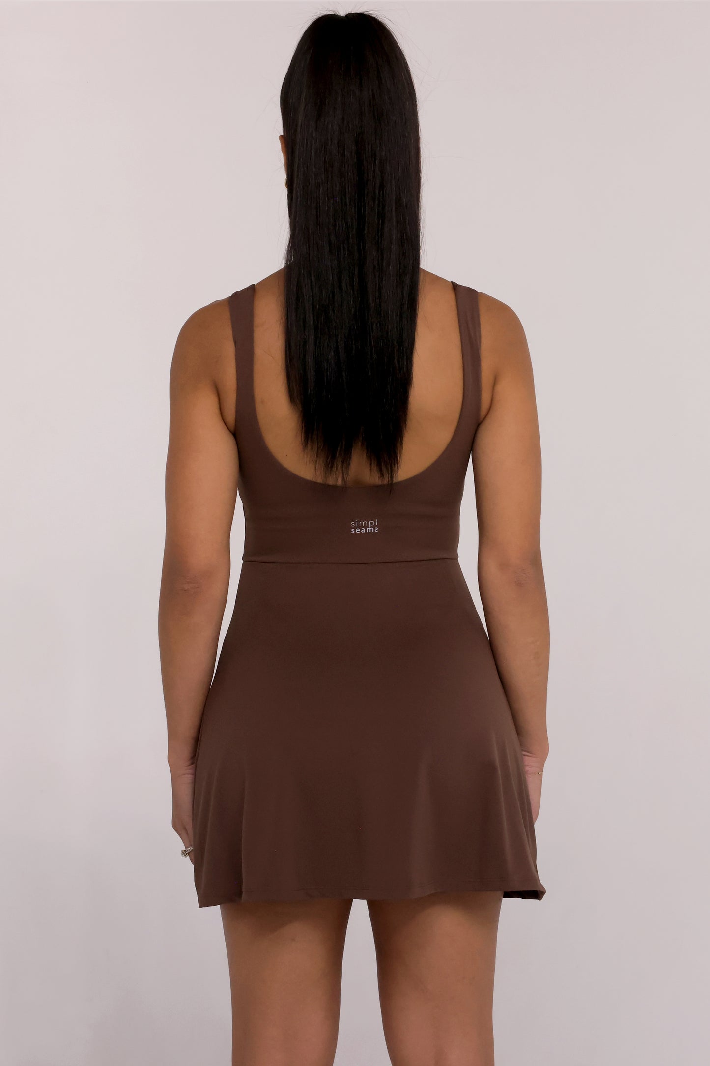 Poise Dress-Cocoa