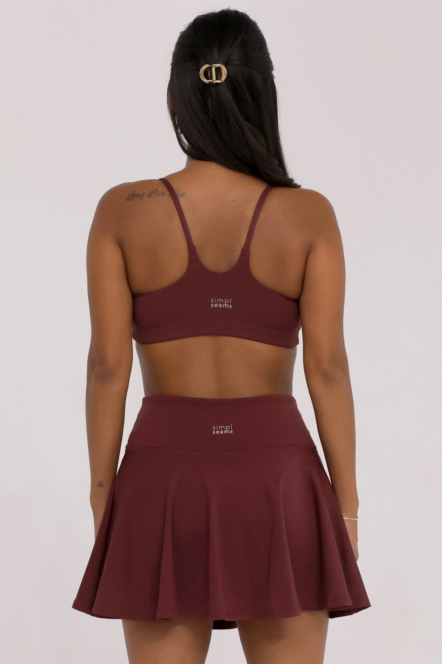 Stride Skirt-Merlot