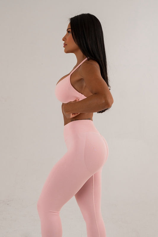 FLEX Seamless Mid-Rise Leggings - Pink