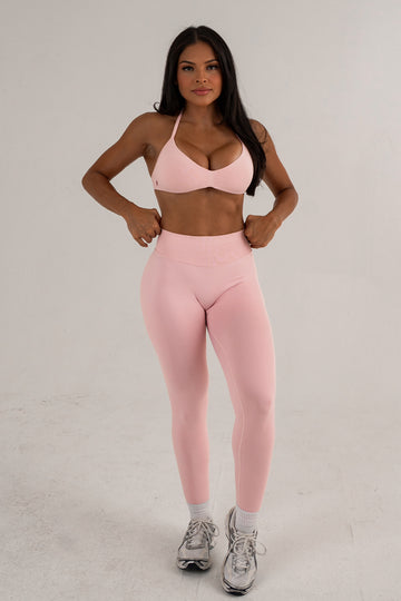 FLEX Seamless Mid-Rise Leggings - Pink