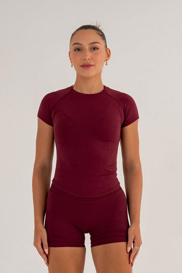FLEX Seamless Short Sleeve - Mulberry