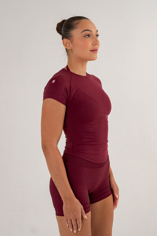 FLEX Seamless Short Sleeve - Mulberry