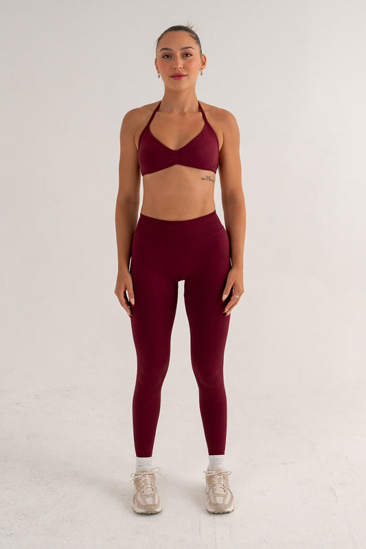 FLEX Seamless Mid-Rise Leggings - Mulberry