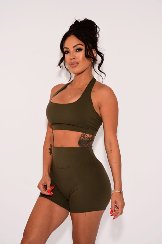 Essential Shorts- Olive
