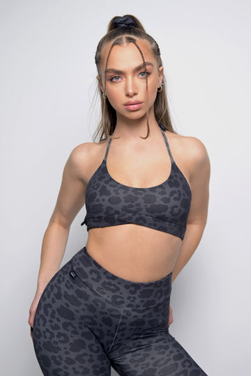 CORDED HALTER TOP