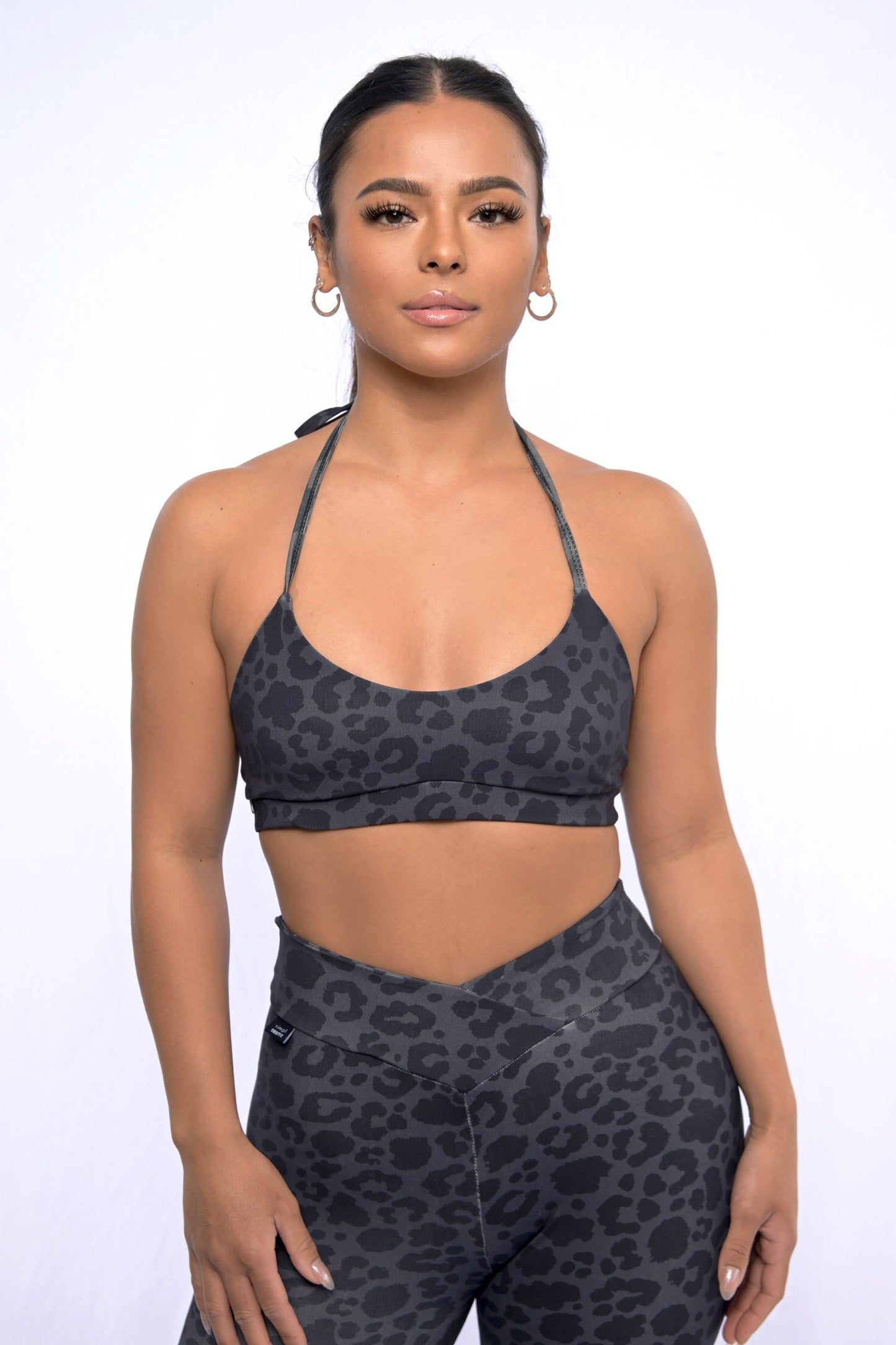 CORDED HALTER TOP